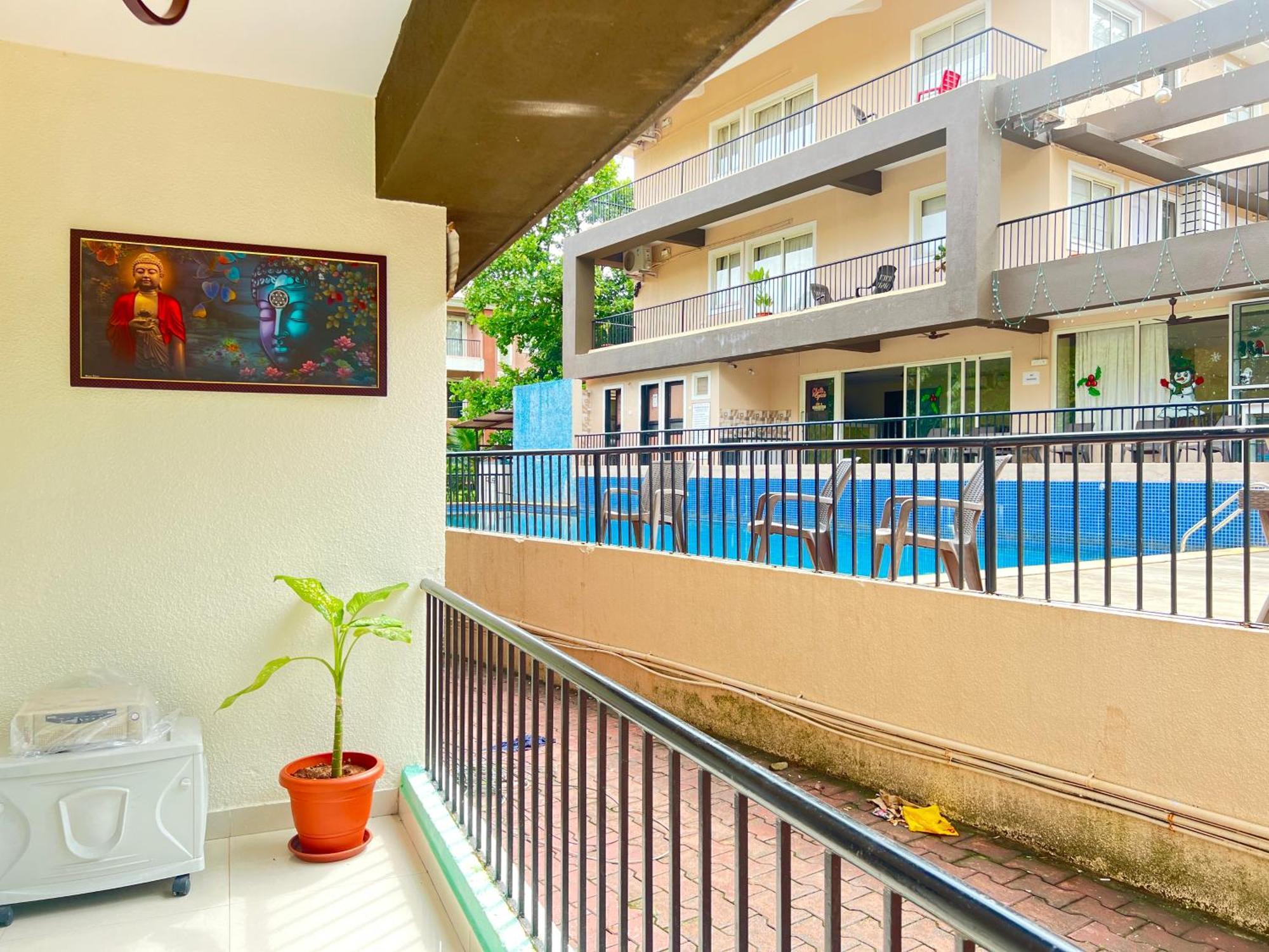 2Bhk Stunning Apartment With Pool Vagator Exterior photo