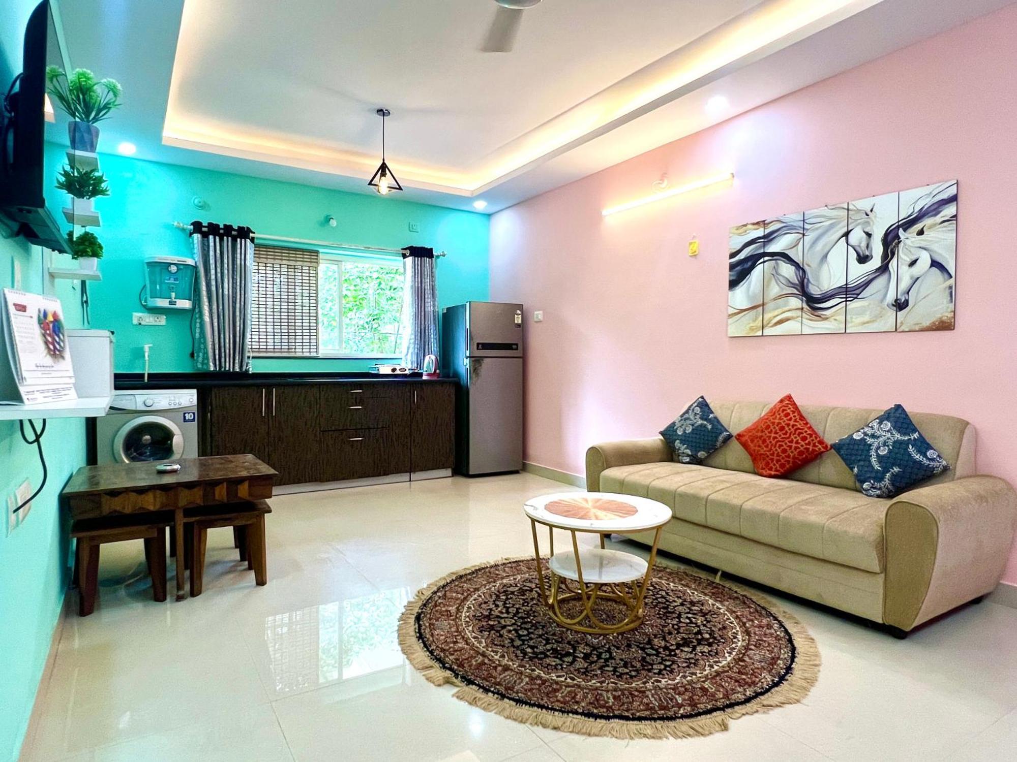 2Bhk Stunning Apartment With Pool Vagator Exterior photo